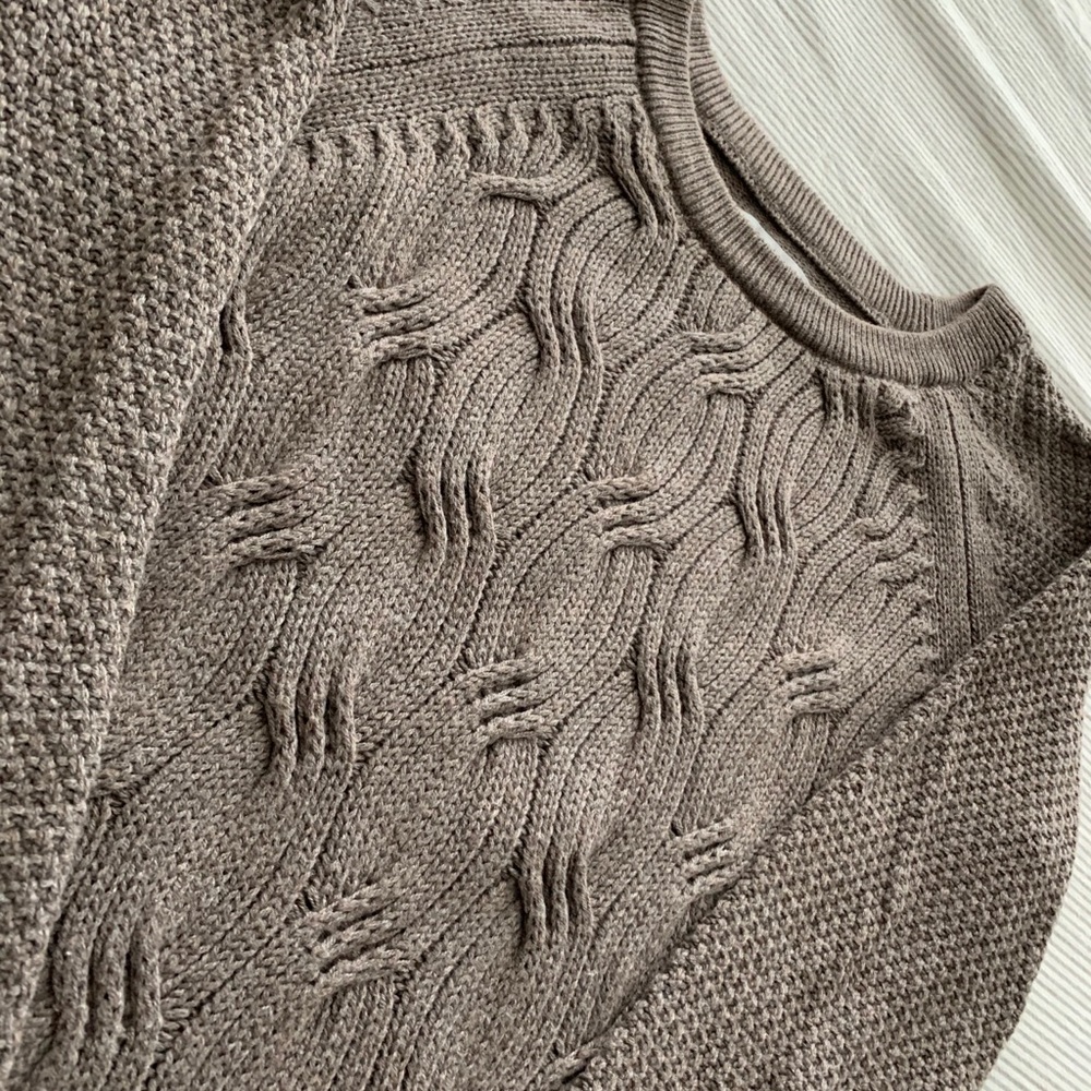 Soft Brown Crewneck Sweater